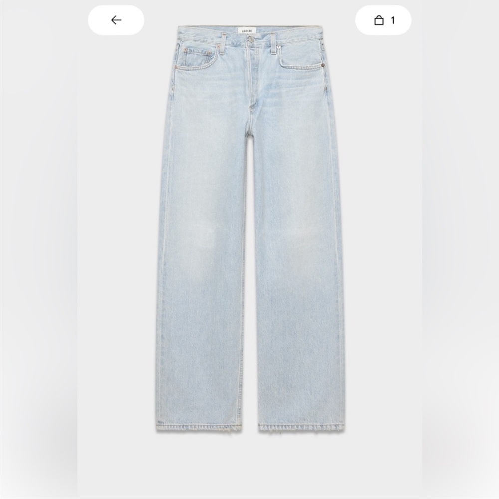 AGOLDE low slung baggy jean - Picture 4 of 6